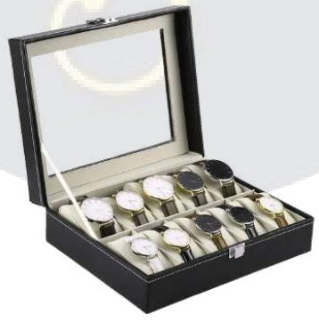 Ultimate Watch Organizer for Safe Storage and Display, Premium Utility Gift for Watch Collectors, Travel Use and Everyday Personal Organization